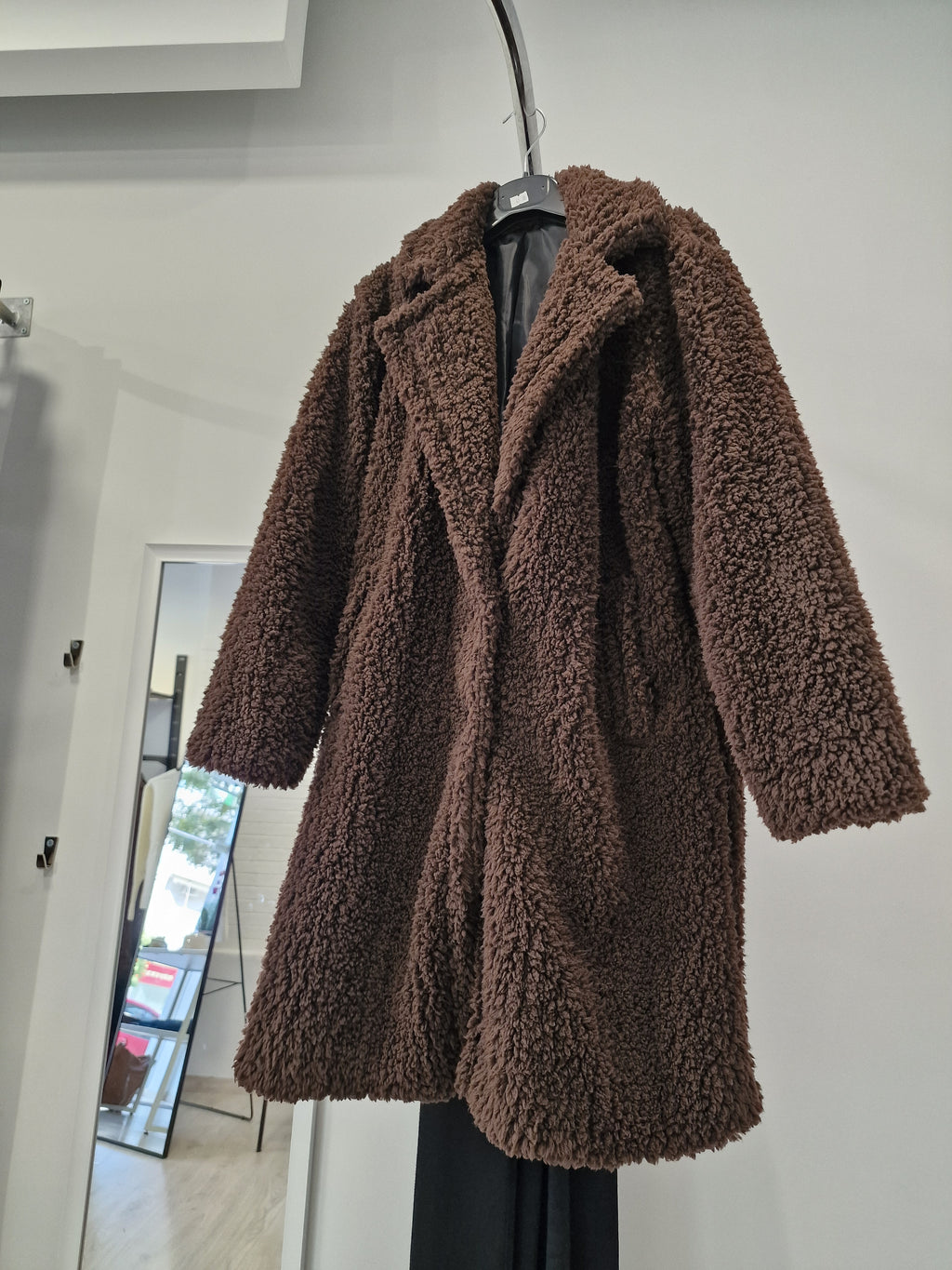 Καφέ Teddy Coat