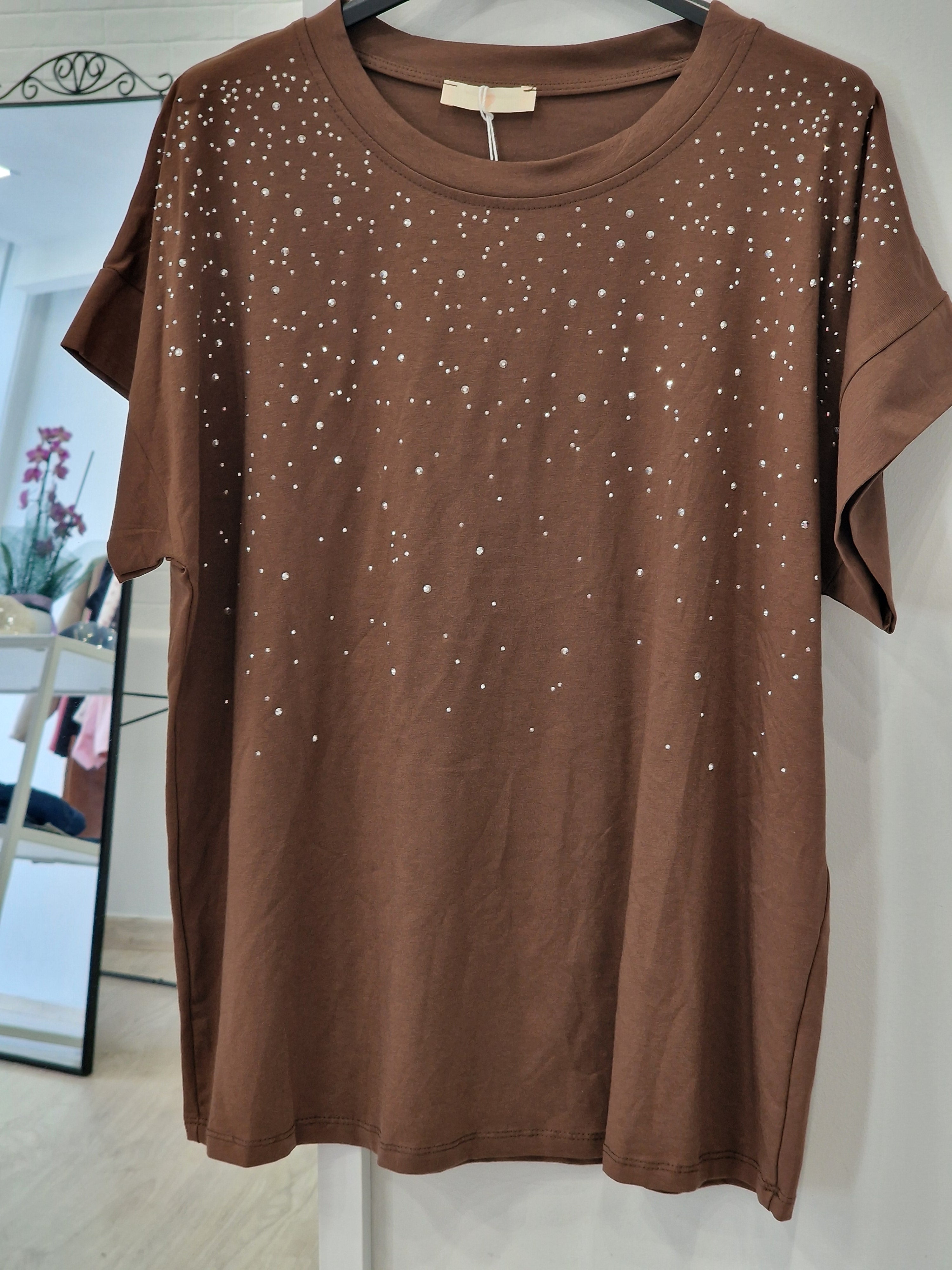 Μπλούζα με Στρας One Size