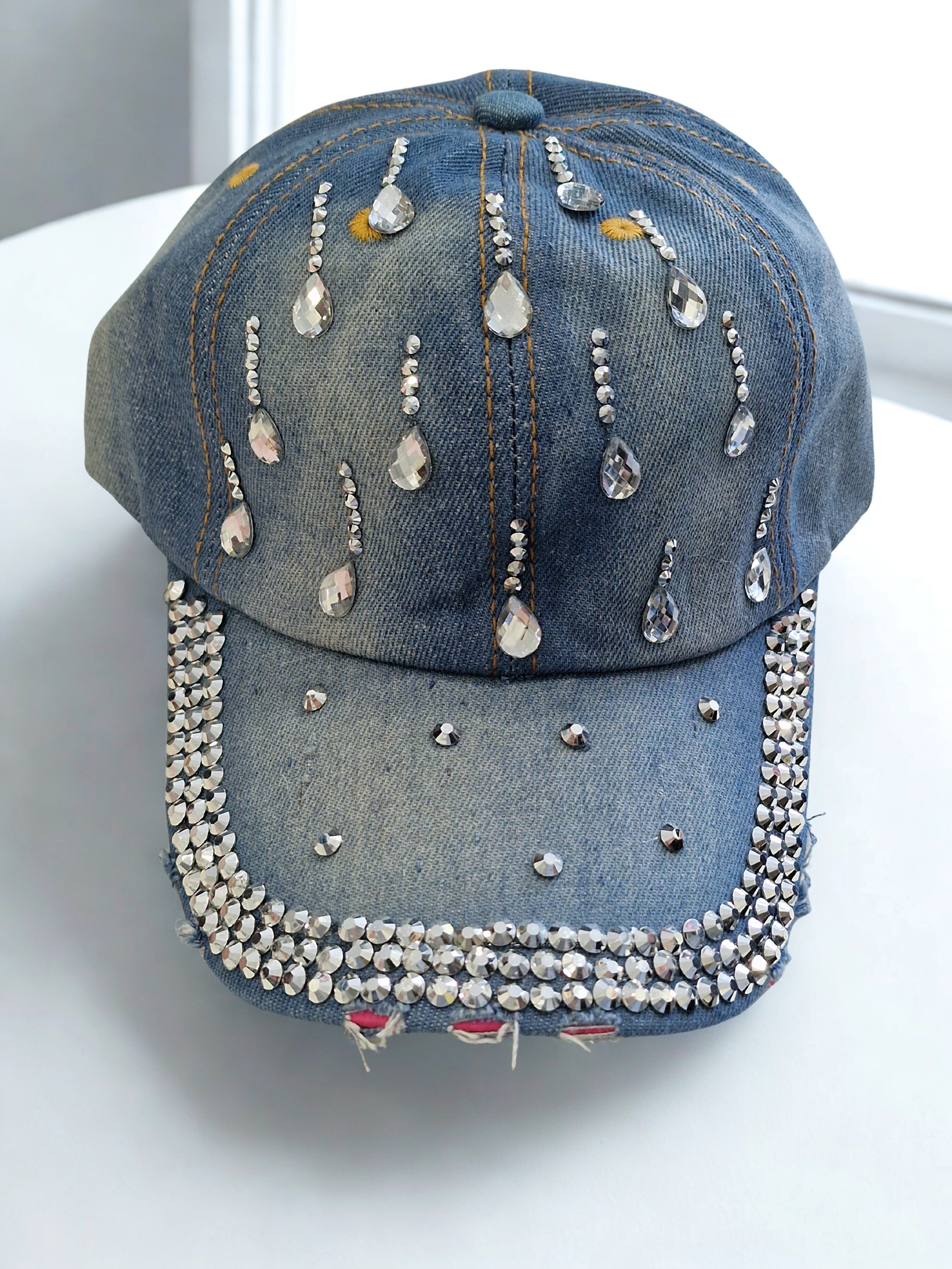 Καπέλο Denim με Στρας - Baseball Cap