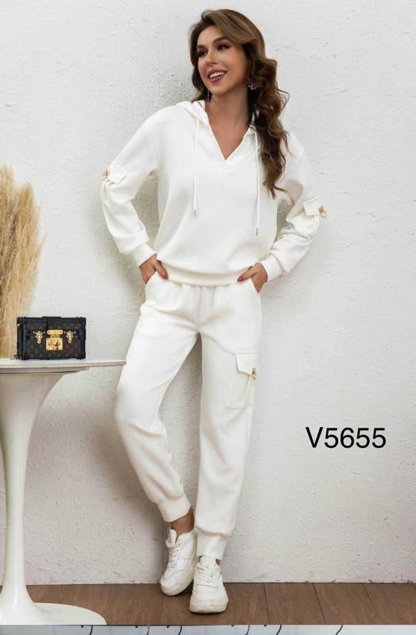 Σετ Φόρμας με Κουκούλα και Τσέπες