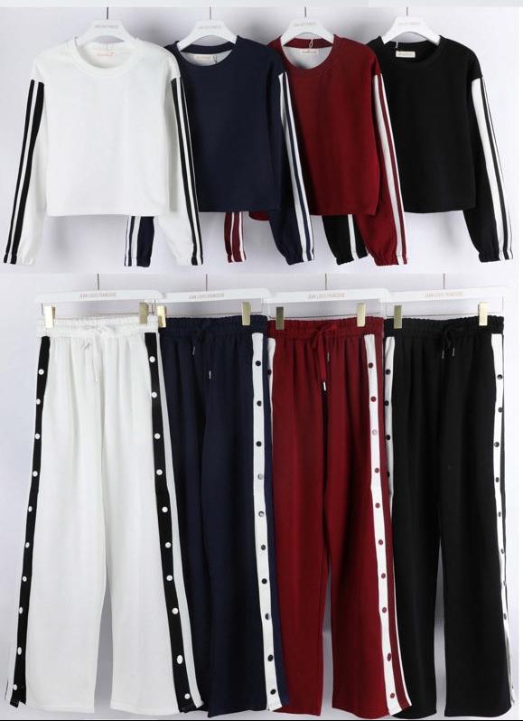 Σετ Φόρμας Ρίγες - Μπλούζα & Παντελόνι