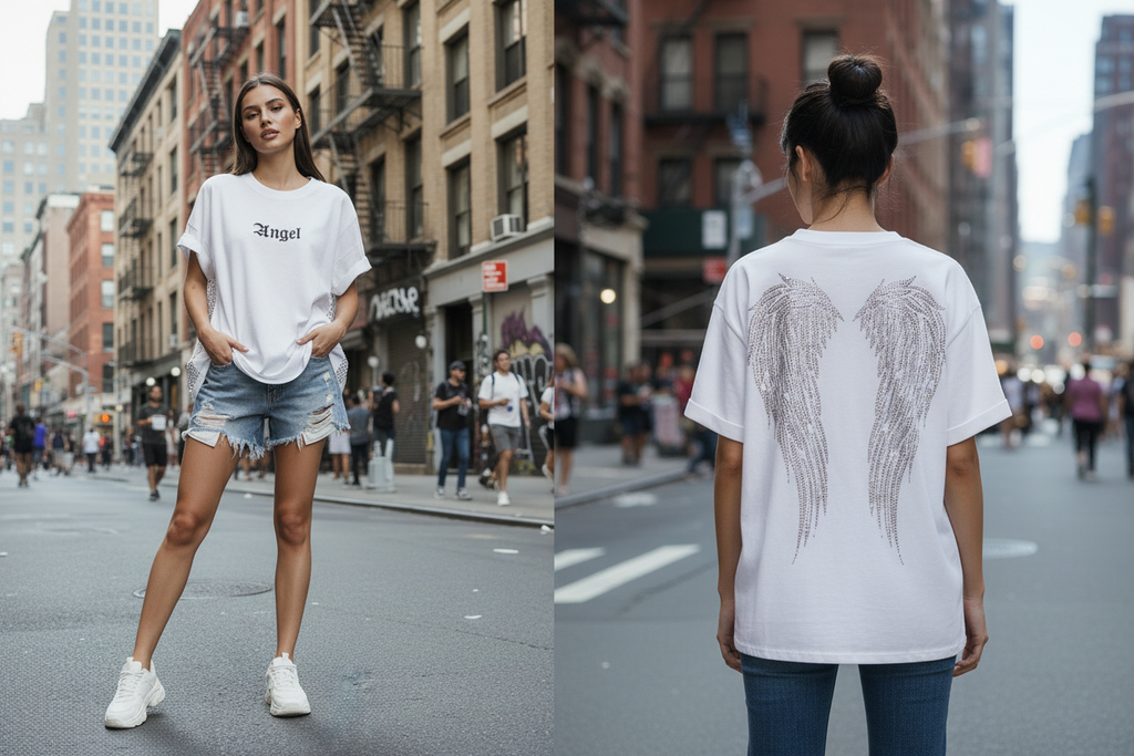 Angel T-shirt Λευκό