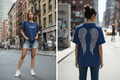 Angel T-shirt Σκούρο Μπλε