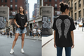 Angel T-shirt Μαύρο