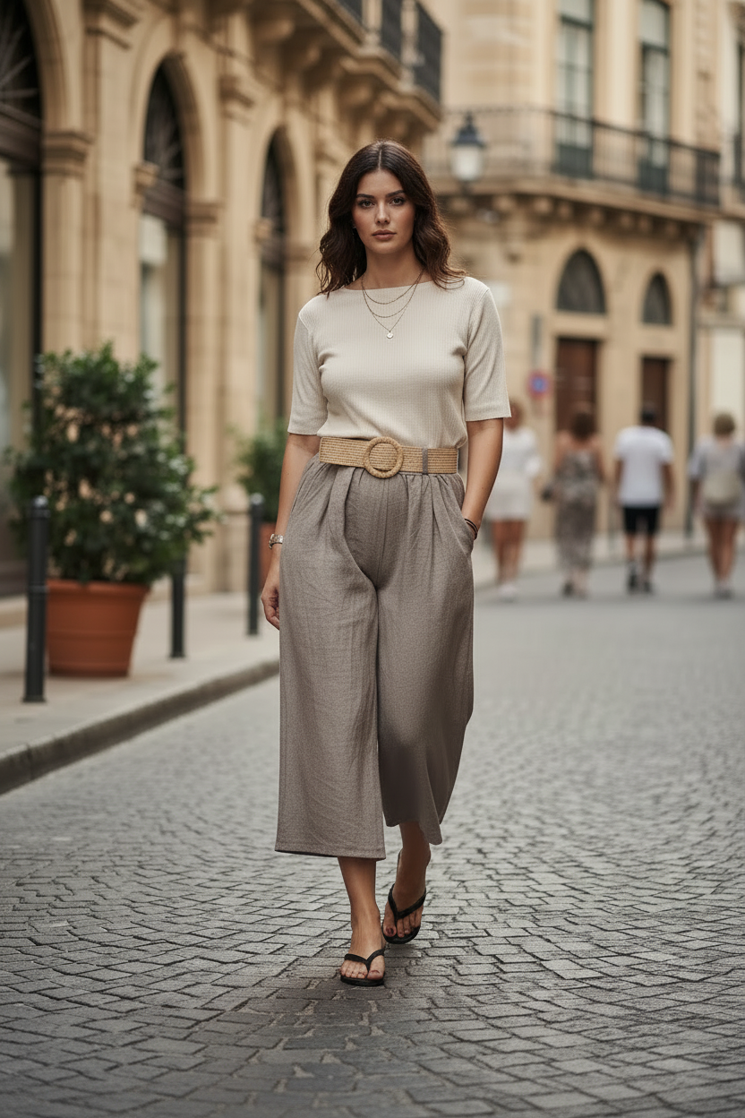 Culotte Taupe - Νέο Μοντέλο