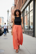 Παντελόνα Palazzo Κοραλί Street Style