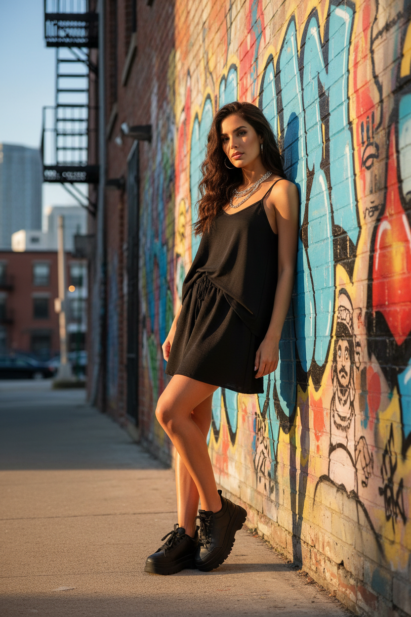 City Vibes Set - Μαύρο - Urban Wall