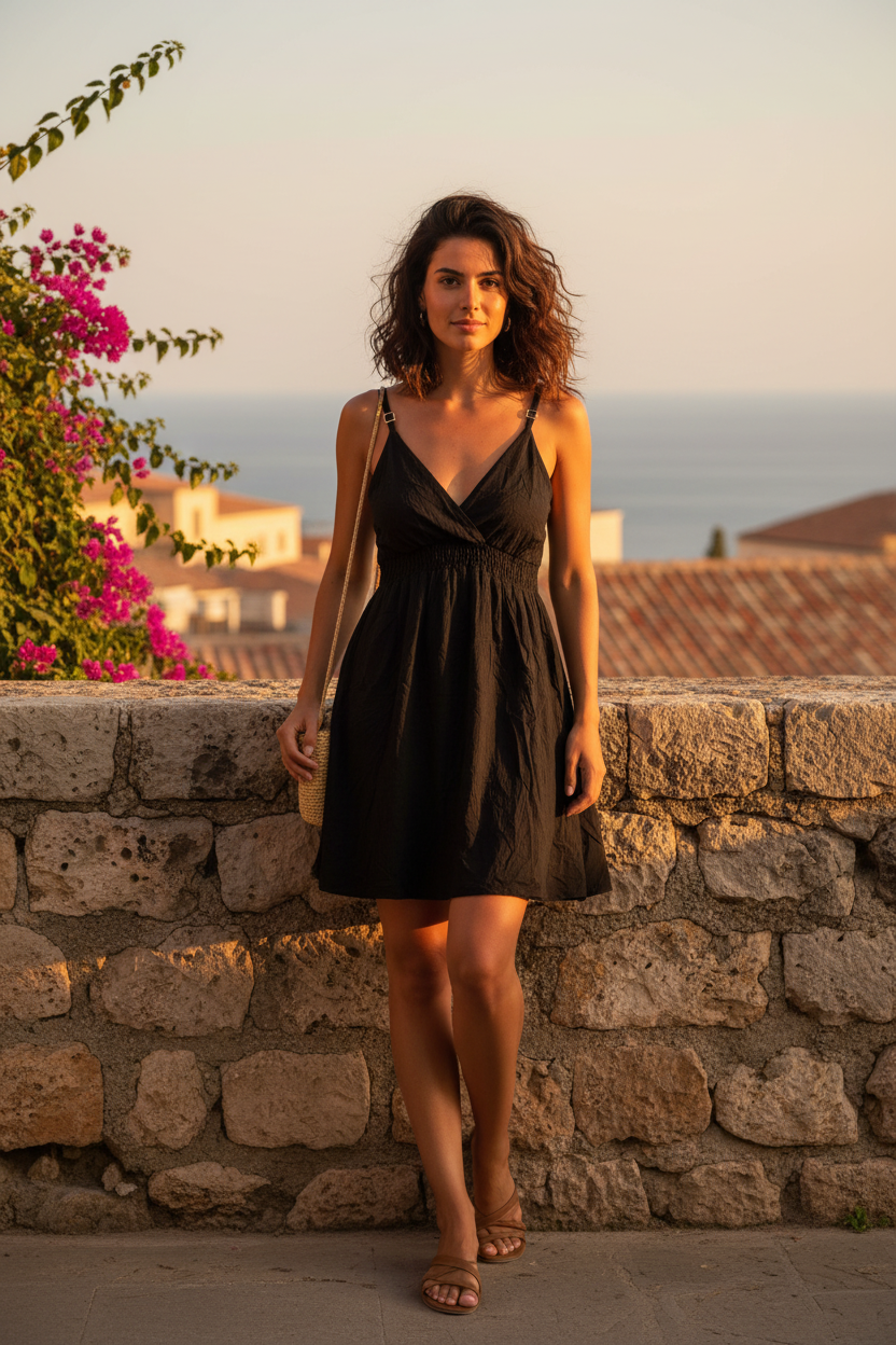 Mini Φόρεμα Μαύρο - street style 2