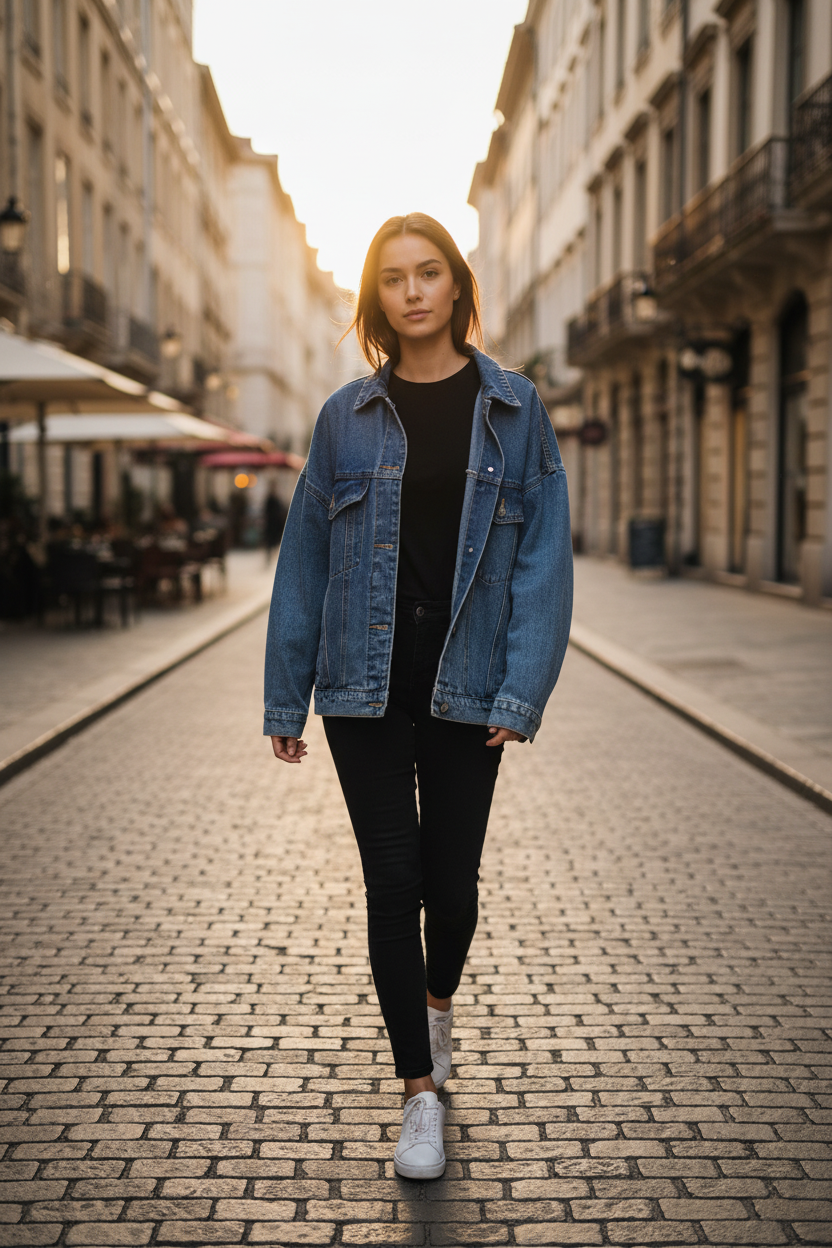 Τζάκετ Τζιν - Street Style