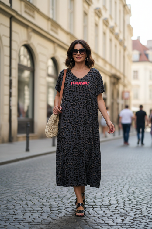 Iconic Leopard Dress - Street Style
