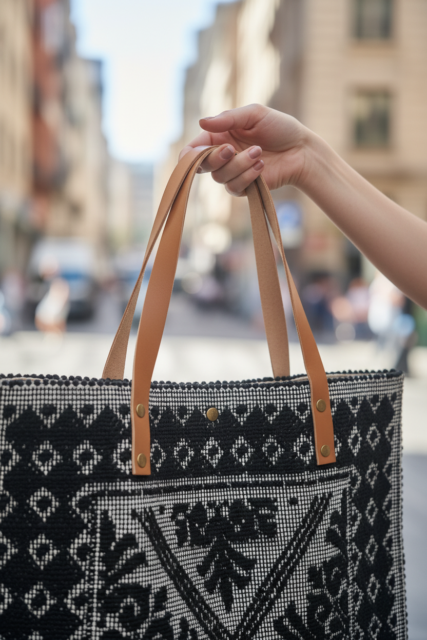 Kilim Tote Bag Κοντινή