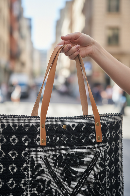 Kilim Tote Bag Κοντινή