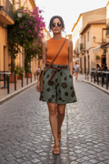 Shorts Sage Green - street style 2