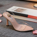 Γόβα PVC Stiletto με Στρας Σιλικόνης