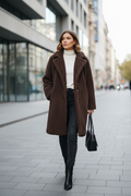 Σκούρο Καφέ Teddy Coat - Lifestyle