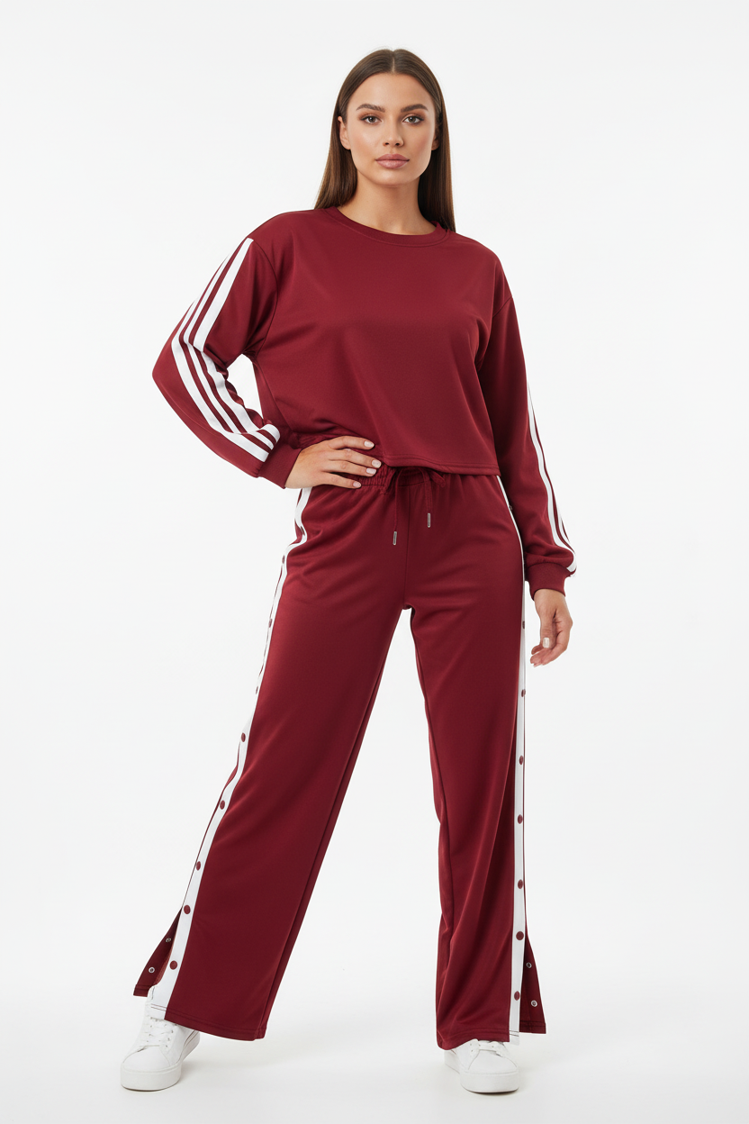 Wine Σετ με ανοιχτά κουμπιά